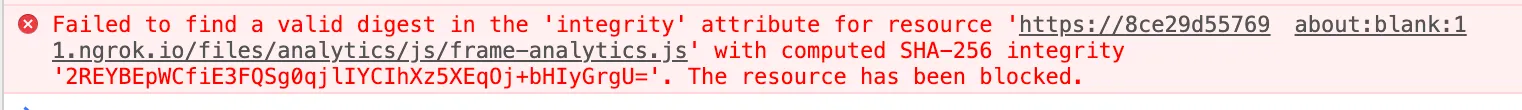 "CSP bypassed, file integrity failed"