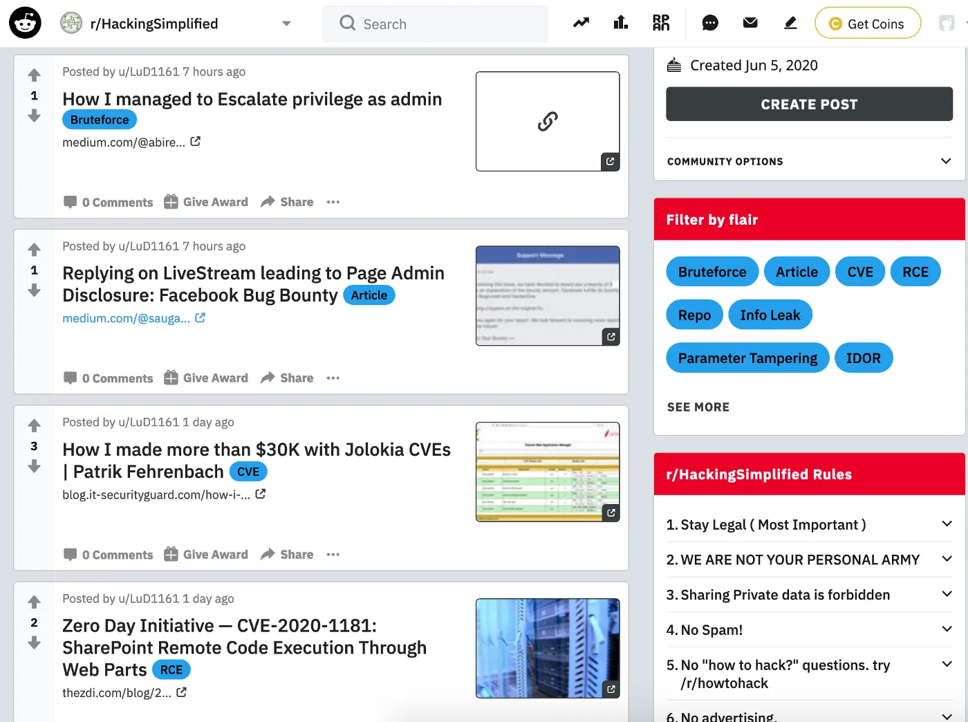 HackingSimplified Subreddit