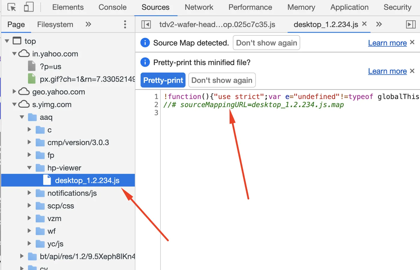 If source map available — Then breakdown into separate components is possible