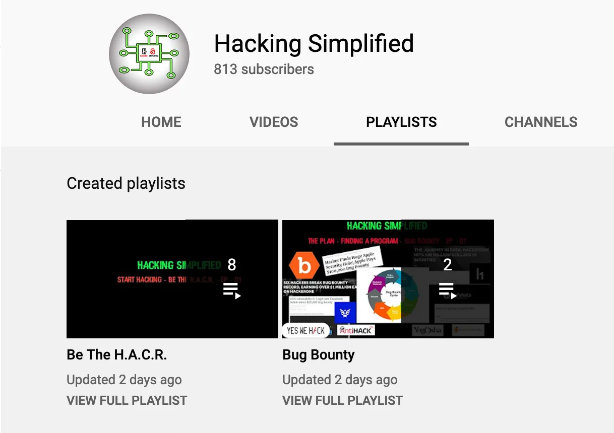 The two playlists